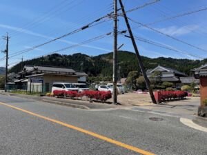 鍼灸治療院　祥(あきら)様の駐車場